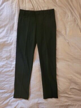 Gap Boy Fit Black Stretch Ankle Pants Size 4 Slim Straight Career
